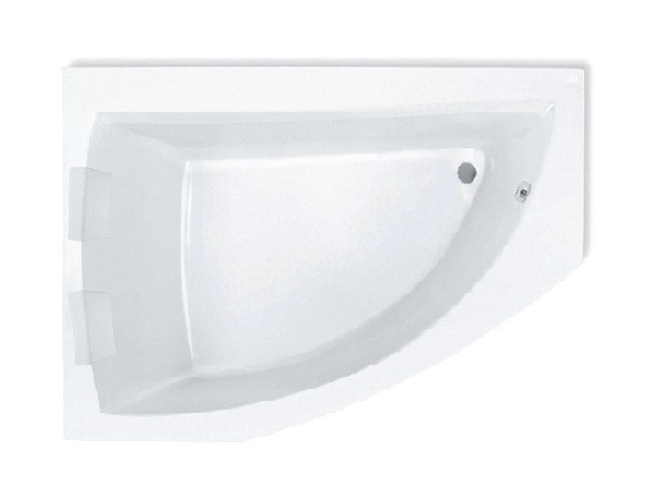 Roca Aquamarina bañera de esquina 175x100 cm izquierda blanco A24T233000