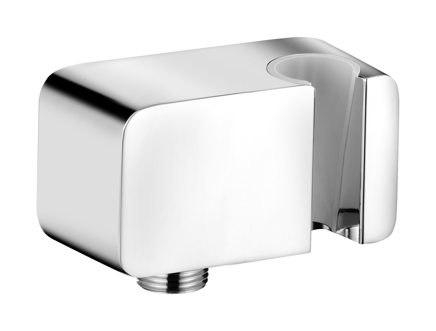 Kludi A-QA conector angular con soporte cromo 6556005-00