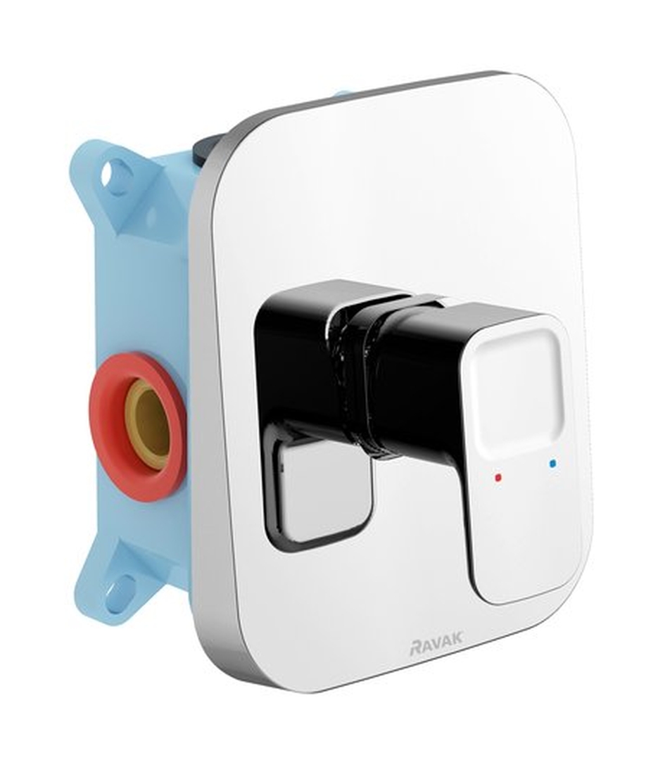 Ravak 10° grifo para ducha empotrado cromo X070071