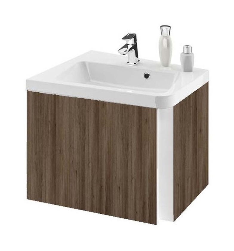 Ravak 10° armario 55x48.5x50 cm suspendido, para lavabo nogal X000000741