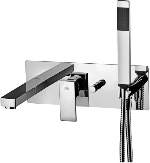 Paffoni Elle grifo de bañera y ducha empotrado cromo EL001CR
