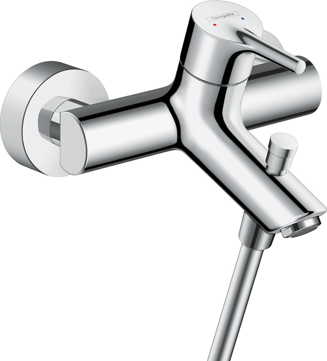 Hansgrohe Talis S grifo de bañera y ducha a pared cromo 72400000