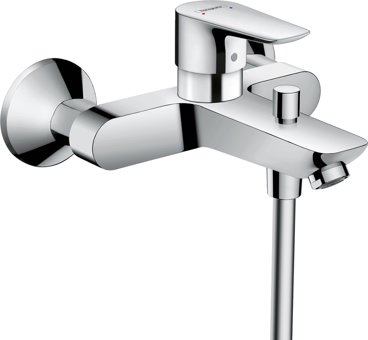 Hansgrohe Talis E grifo de bañera y ducha a pared cromo 71740000