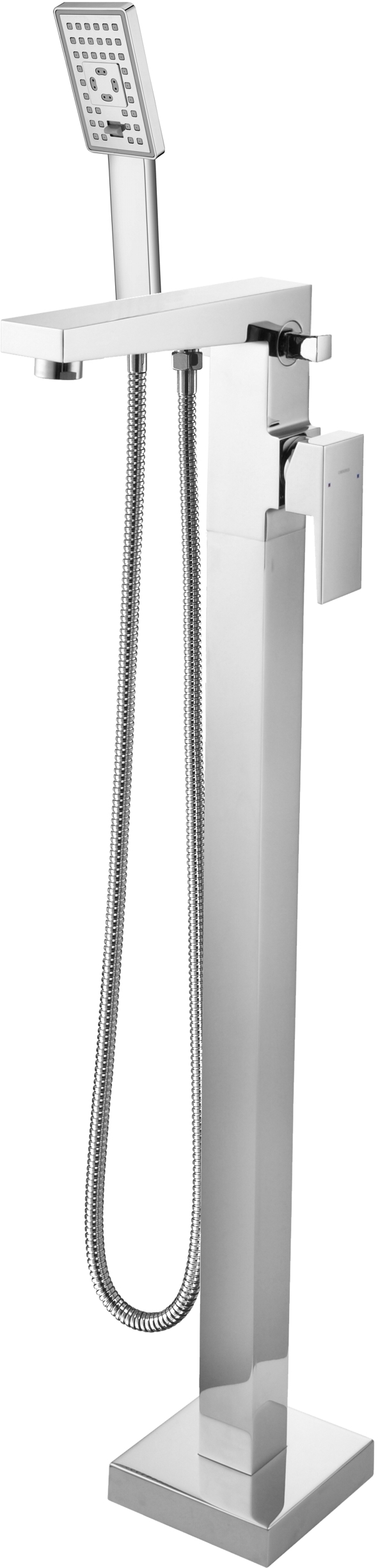 Omnires Fresh grifo de bañera y ducha en suelo cromo FR7133CR
