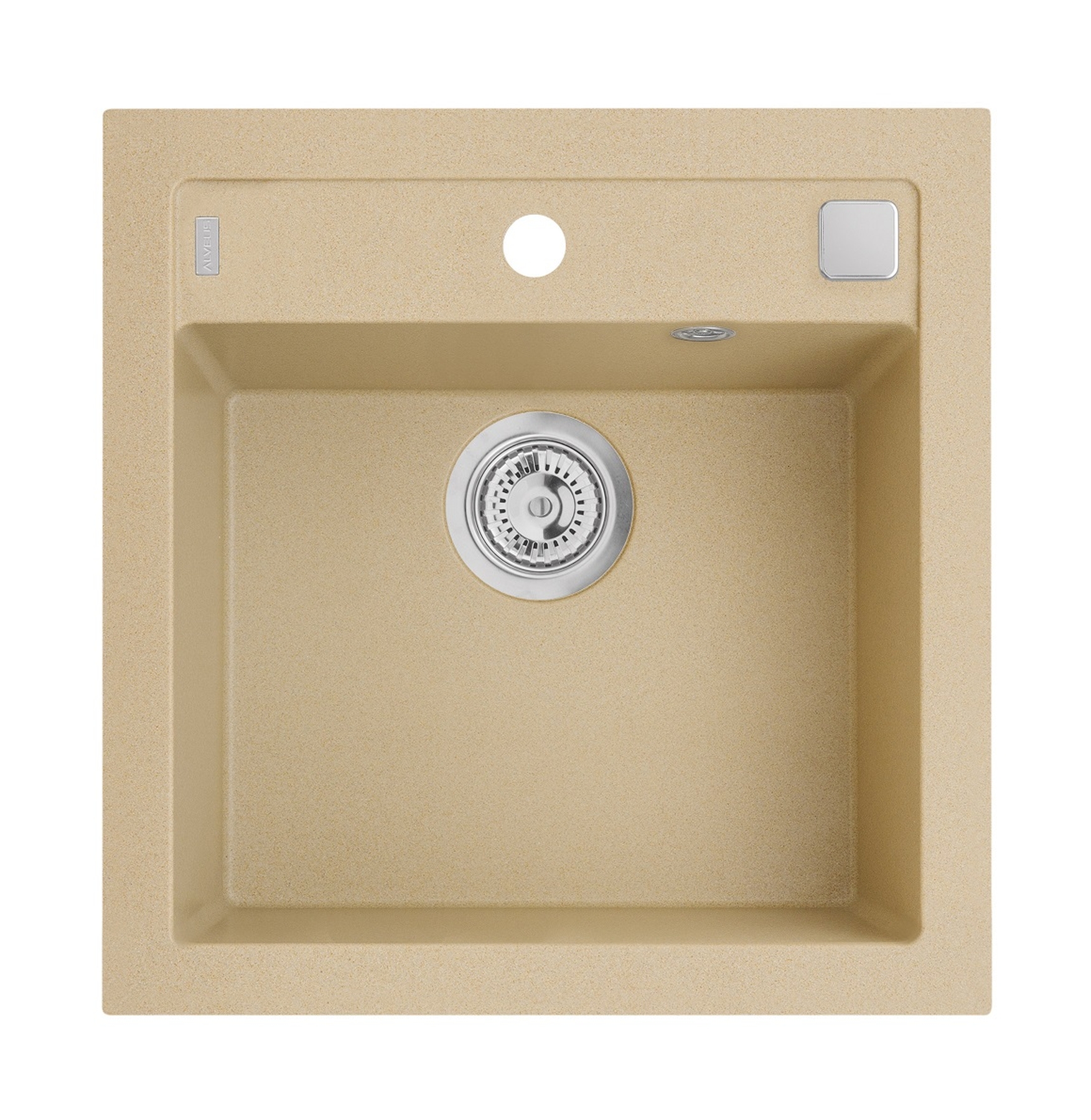 Alveus Formic fregadero de granito 52x51 cm beige 4402055