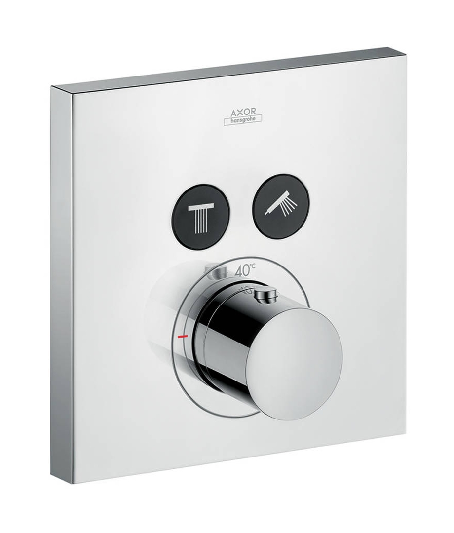 Axor ShowerSelect grifo de bañera y ducha empotrado con termostato cromo 36715000