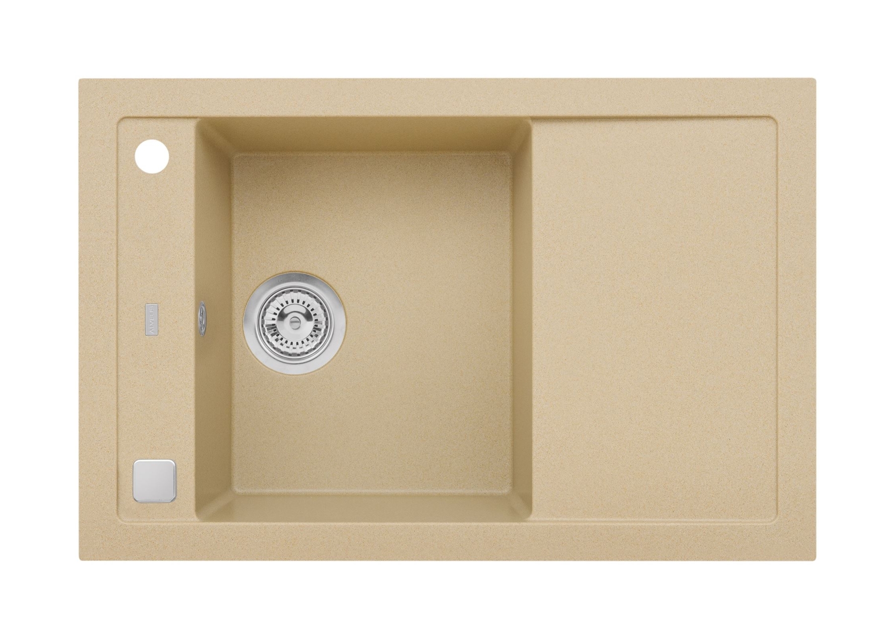 Alveus Formic fregadero de granito 76x50 cm beige 4403055