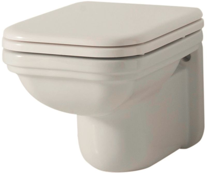 Kerasan Waldorf taza de inodoro suspendido blanco 411501