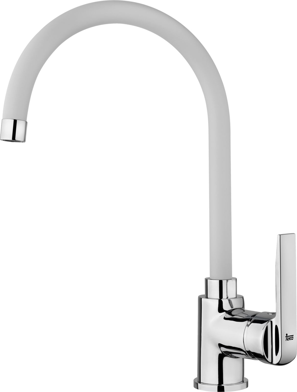 Teka Inca grifo de cocina de pie cromo-blanco 53995120FW
