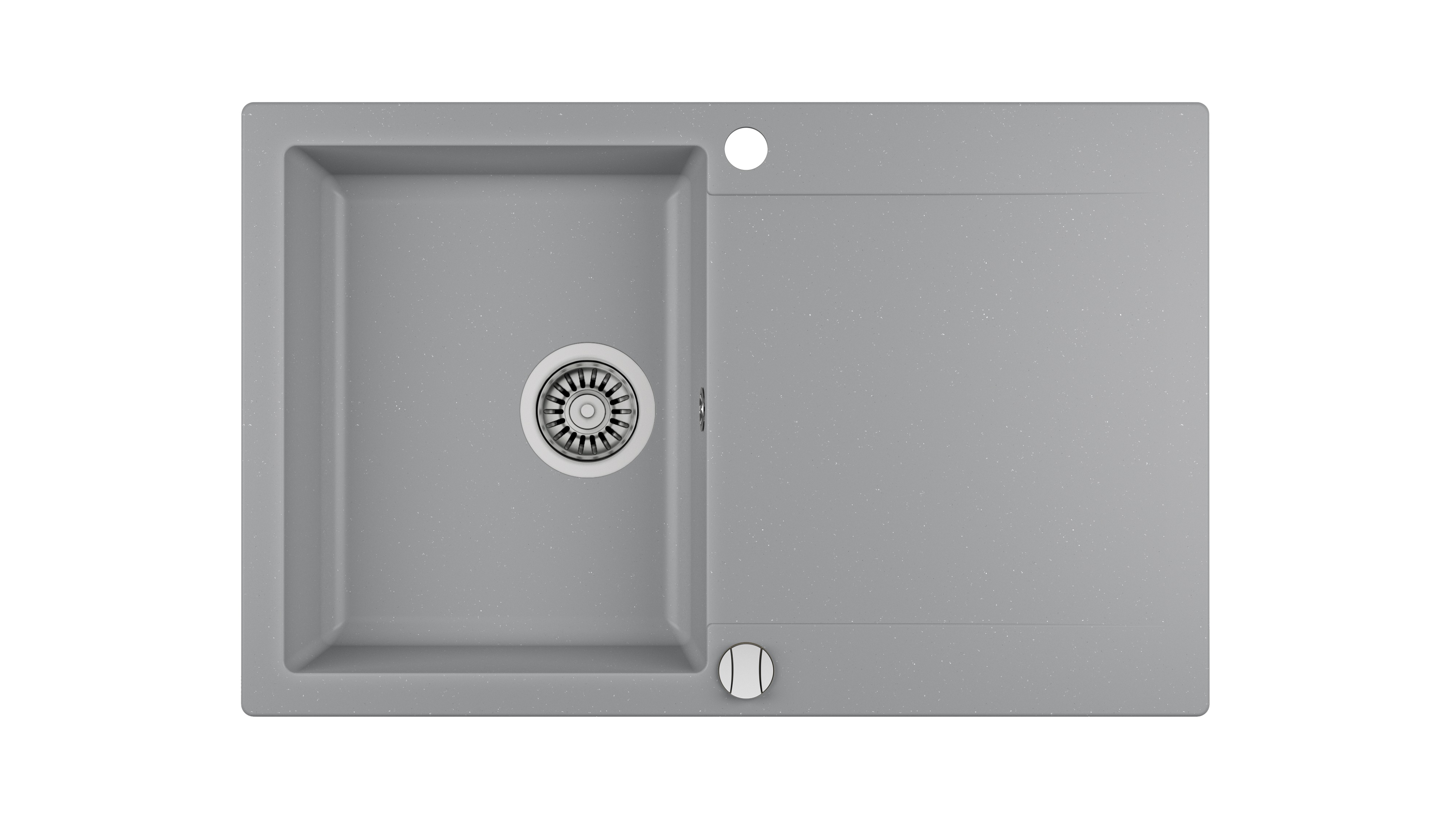 Teka Clivo fregadero de granito 78x49.5 cm gris/grafito/ónix 40148001