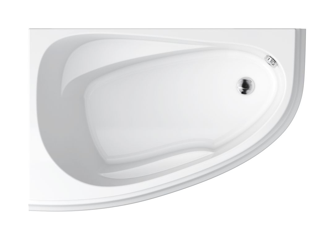 Cersanit Joanna New bañera de esquina 140x90 cm izquierda blanco S301-165