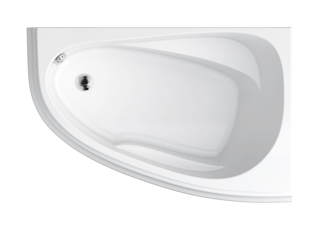 Cersanit Joanna New bañera de esquina 140x90 cm derecha blanco S301-166
