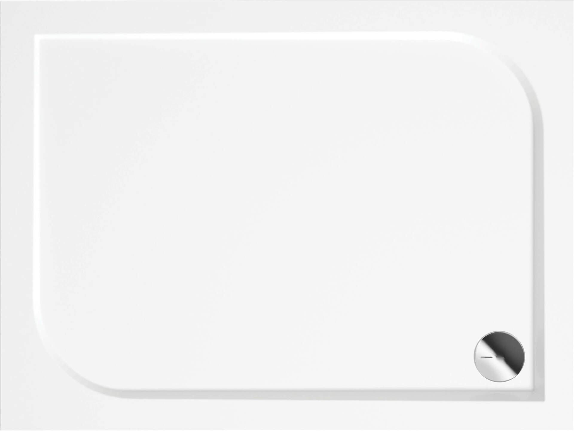Deante Cubic plato de ducha rectangular 120x80 cm blanco KTK_044B