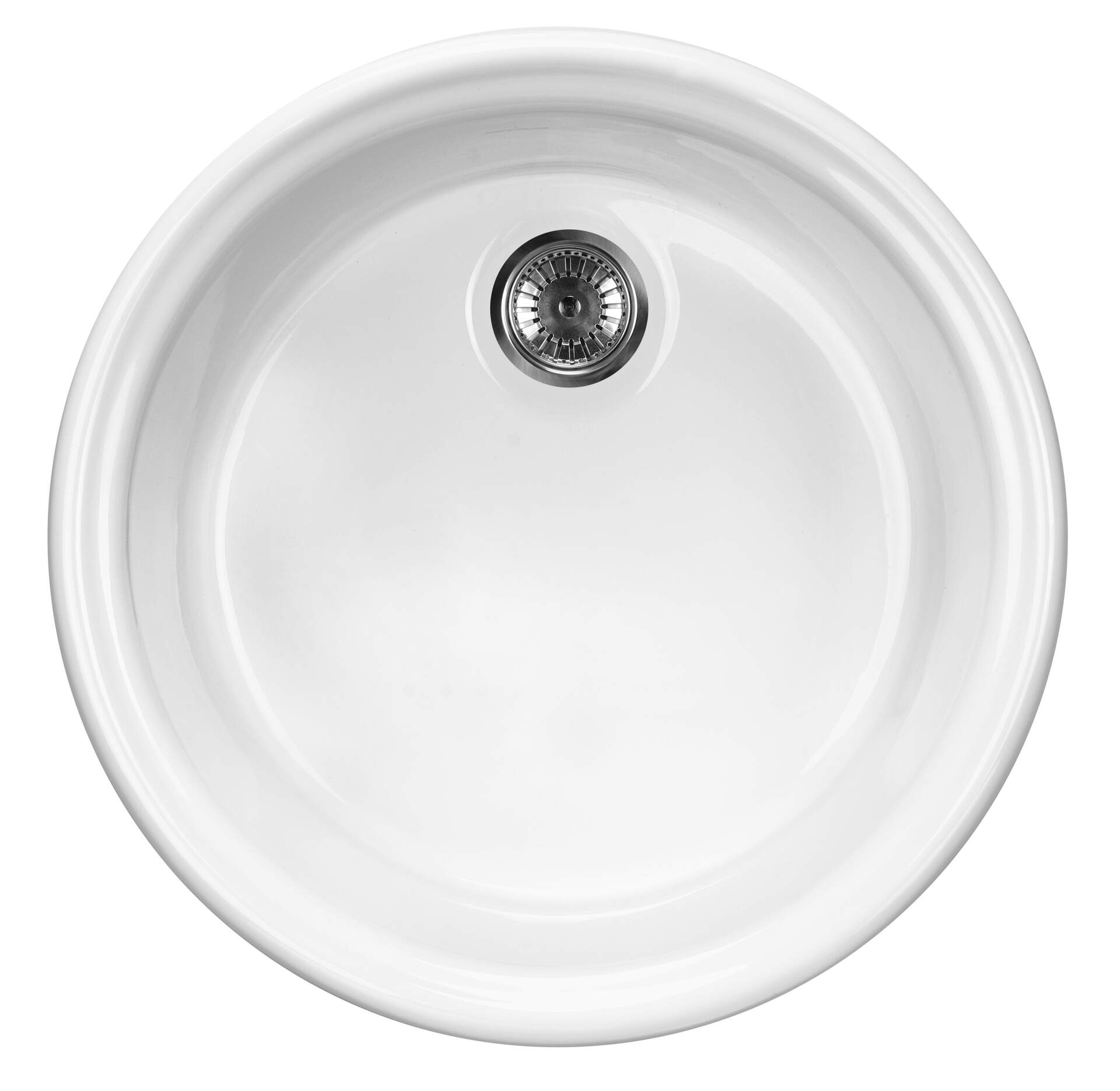Deante Lusitano fregadero de cerámica 44.5x44.5 cm blanco ZCL_680N