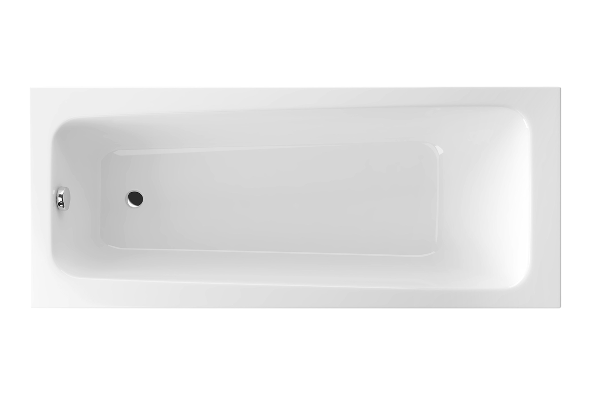 Excellent Ava bañera rectangular 170x70.5 cm blanco WAEX.AVA17WH