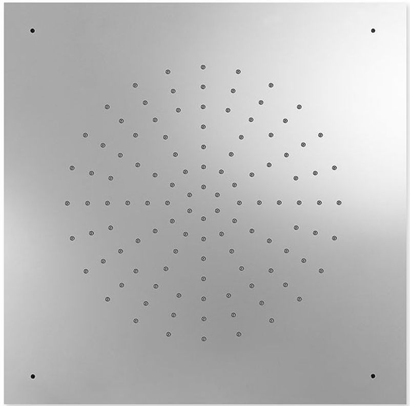 Tres Exclusive ducha con efecto lluvia 38x38 cm cuadrada cromo 299.953.01