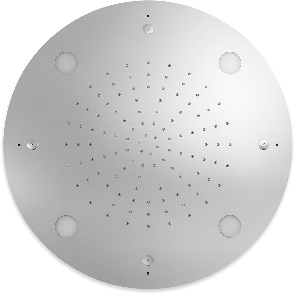 Tres Exclusive ducha con efecto lluvia 60x60 cm circular cromo 299.958.01