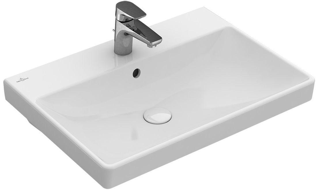 Villeroy & Boch Avento lavabo 60x47 cm rectangular clásico-para mueble blanco 41586001