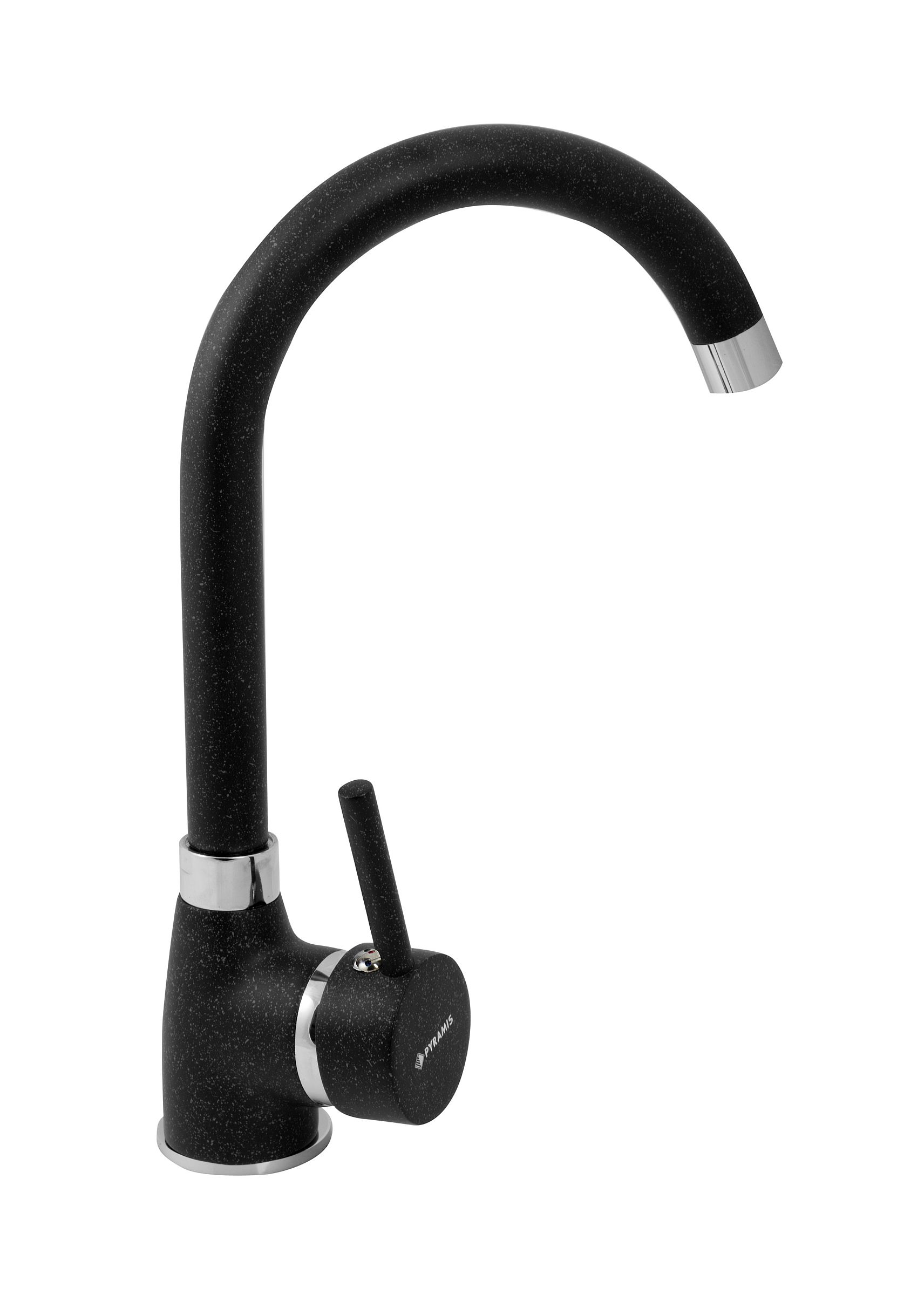 Pyramis Bello grifo de cocina de pie negro 090911938