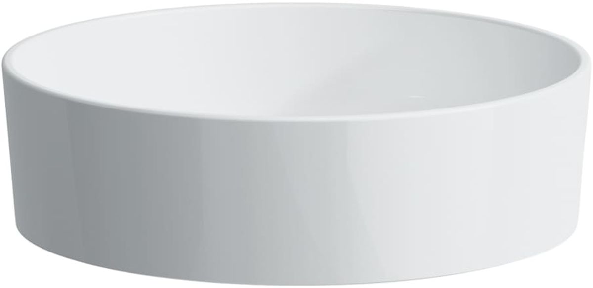 Laufen Kartell lavabo 42x42 cm circular sobre encimera blanco H8123310001121