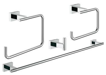 Grohe Essentials kit de accesorios 4 en 1 StarLight Chrome 40778001