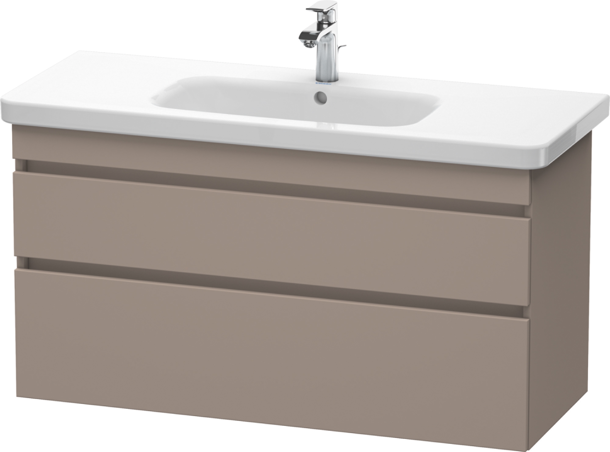 Duravit DuraStyle armario 113x44.8x61 cm suspendido, para lavabo gris DS649504343