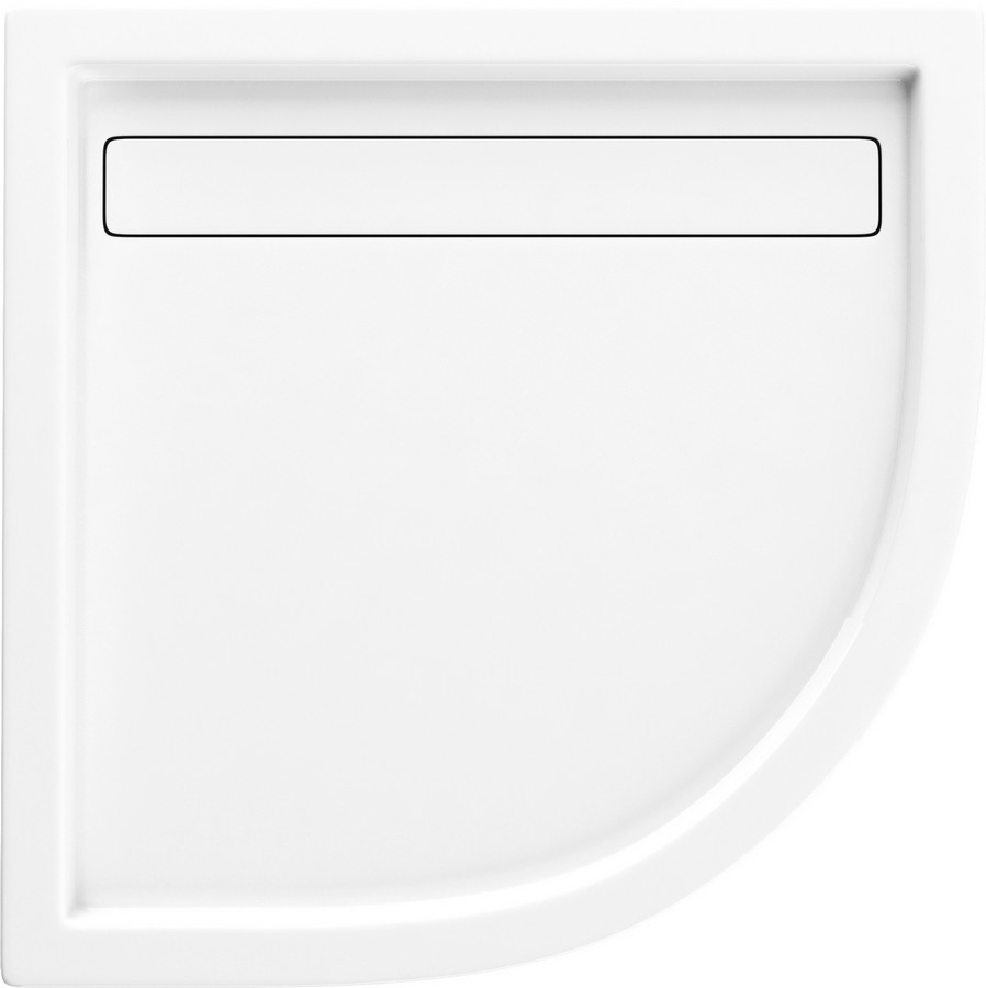 Schedpol Camparo plato de ducha semicircular 90x90 cm blanco 3.084