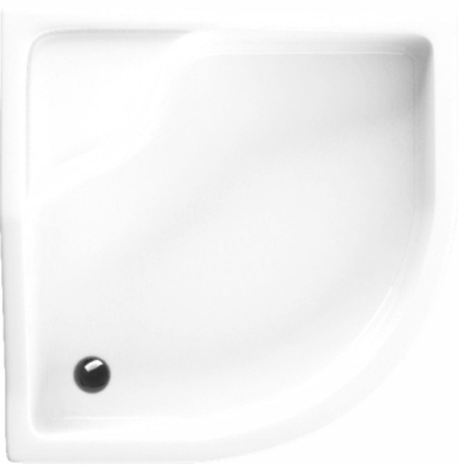 Schedpol Bona plato de ducha semicircular 80x80 cm blanco 3.238