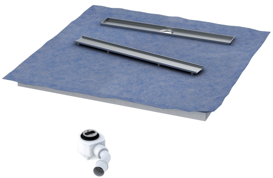 Schedpol Base plato de ducha para embaldosar 90 cm 10.002/OLKB/CE