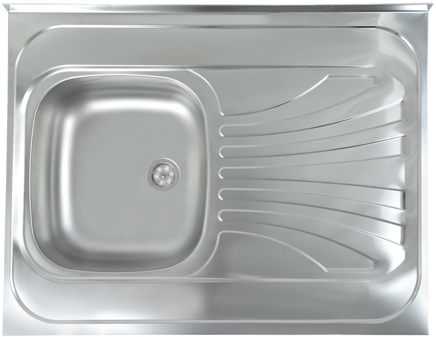 Alveus Classic fregadero de acero 80x60 cm acero 1009328KF