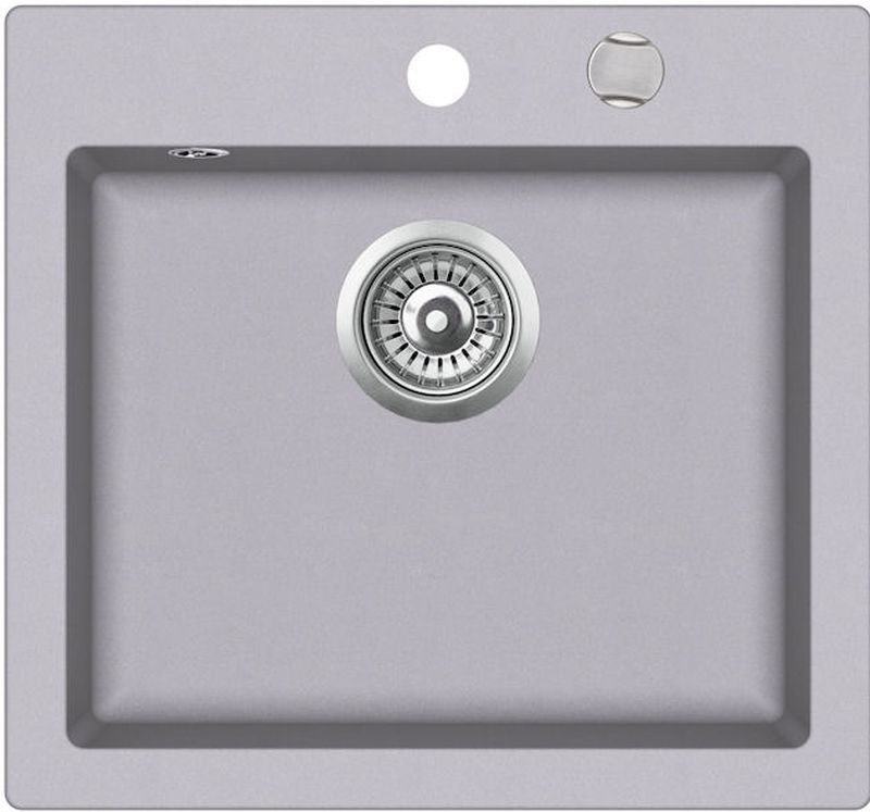 Teka Clivo fregadero de granito 49x45.5 cm gris/grafito/ónix 40148011