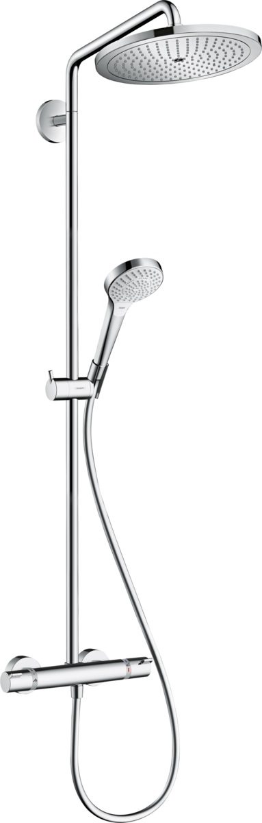 Hansgrohe Croma conjunto de ducha a pared con termostato cromo 26794000