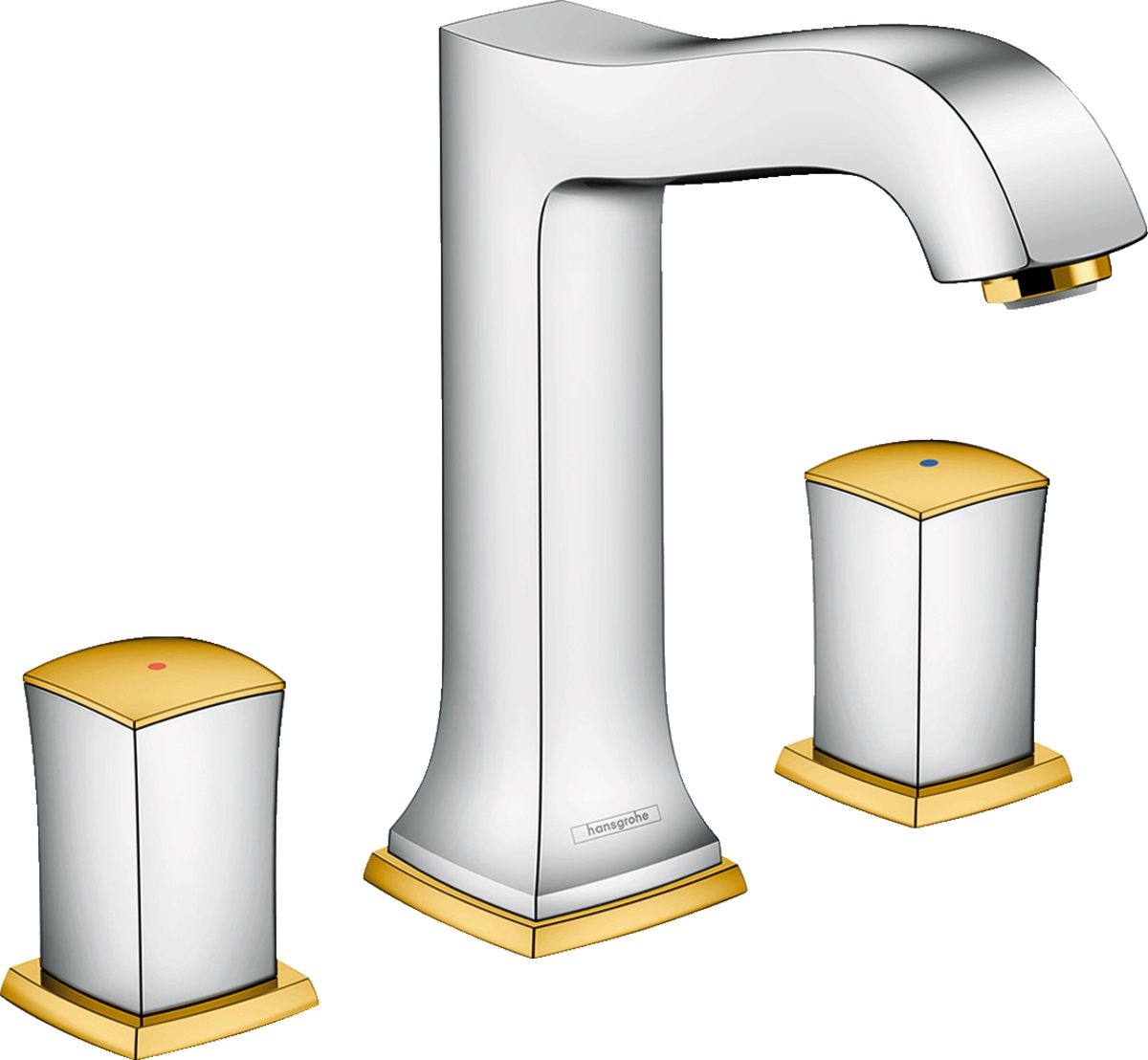 Hansgrohe Metropol Classic grifo para lavabo de pie cromo-oro 31305090