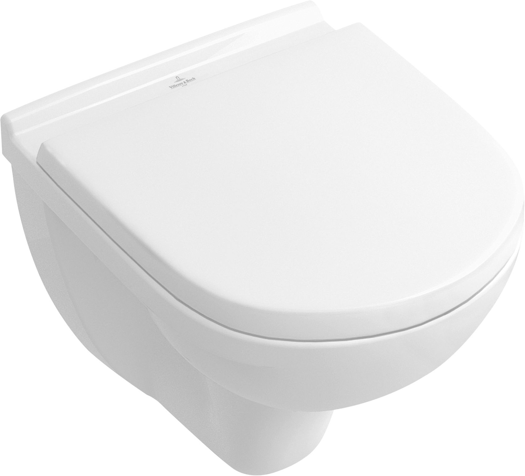 Villeroy & Boch O.Novo taza de inodoro suspendido sin reborde blanco 5688R0R1