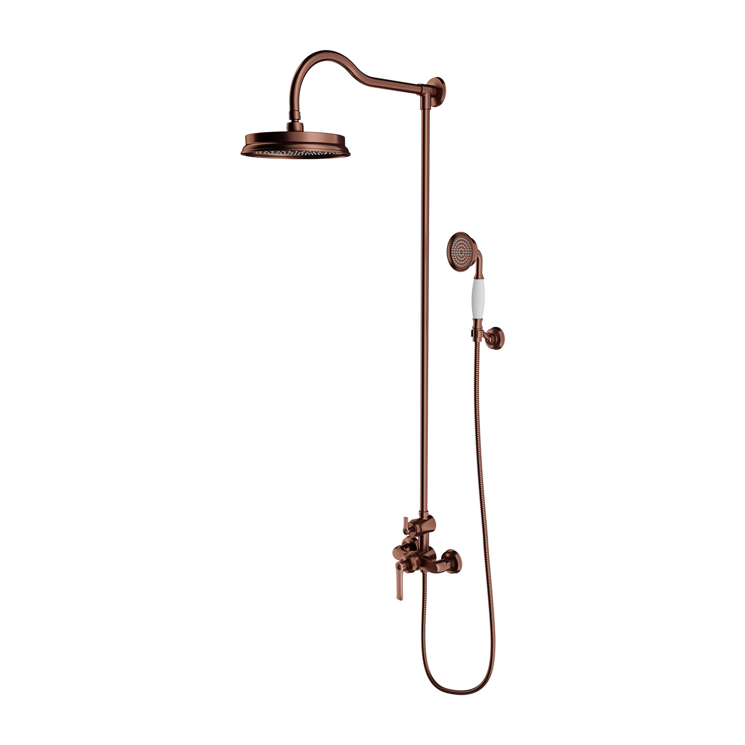 Omnires Armance conjunto de ducha a pared con rociador con efecto lluvia || AM5244ORB