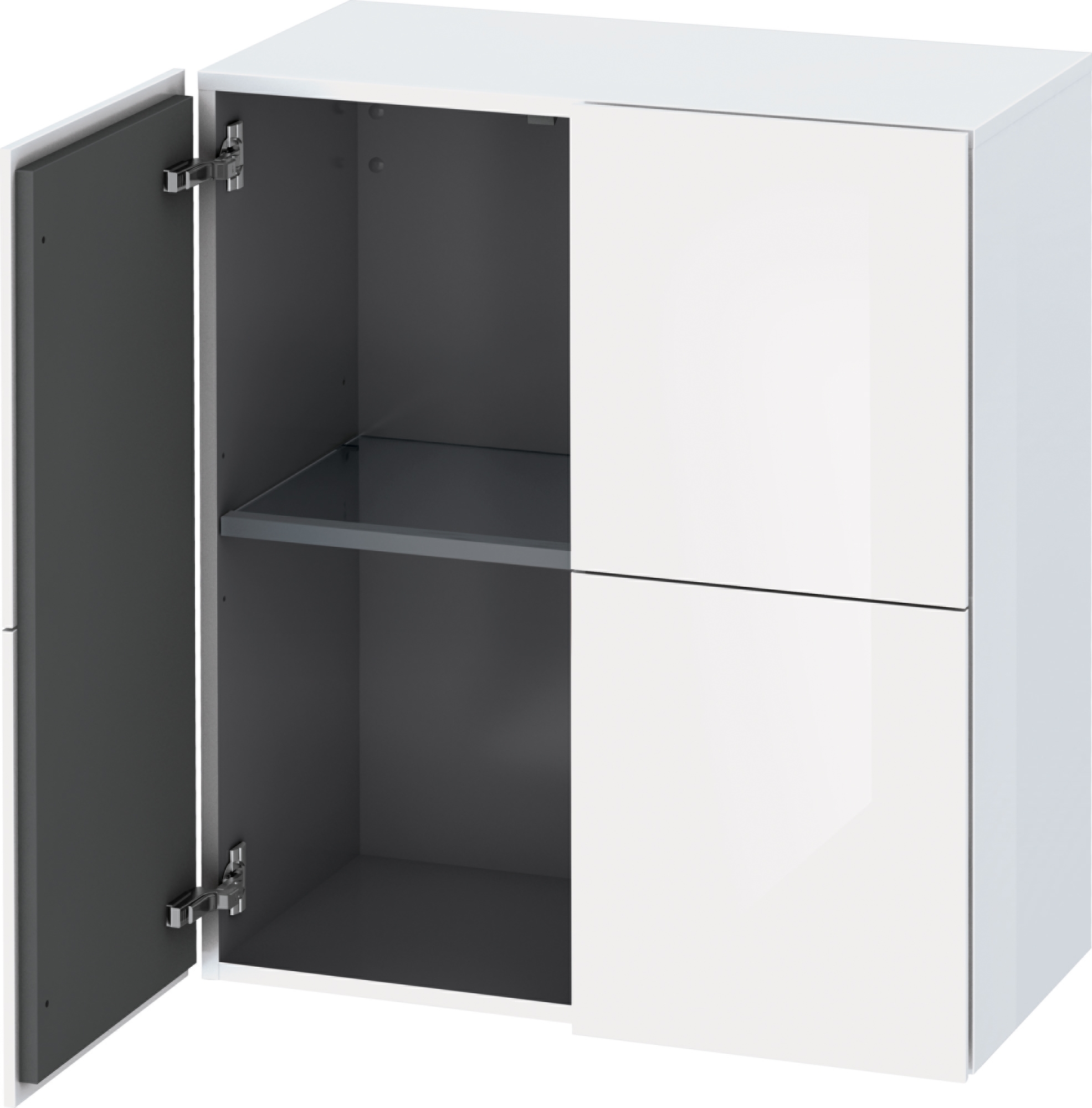 Duravit L-Cube armario 70x36.3x80 cm suspendido, lateral blanco LC117702222