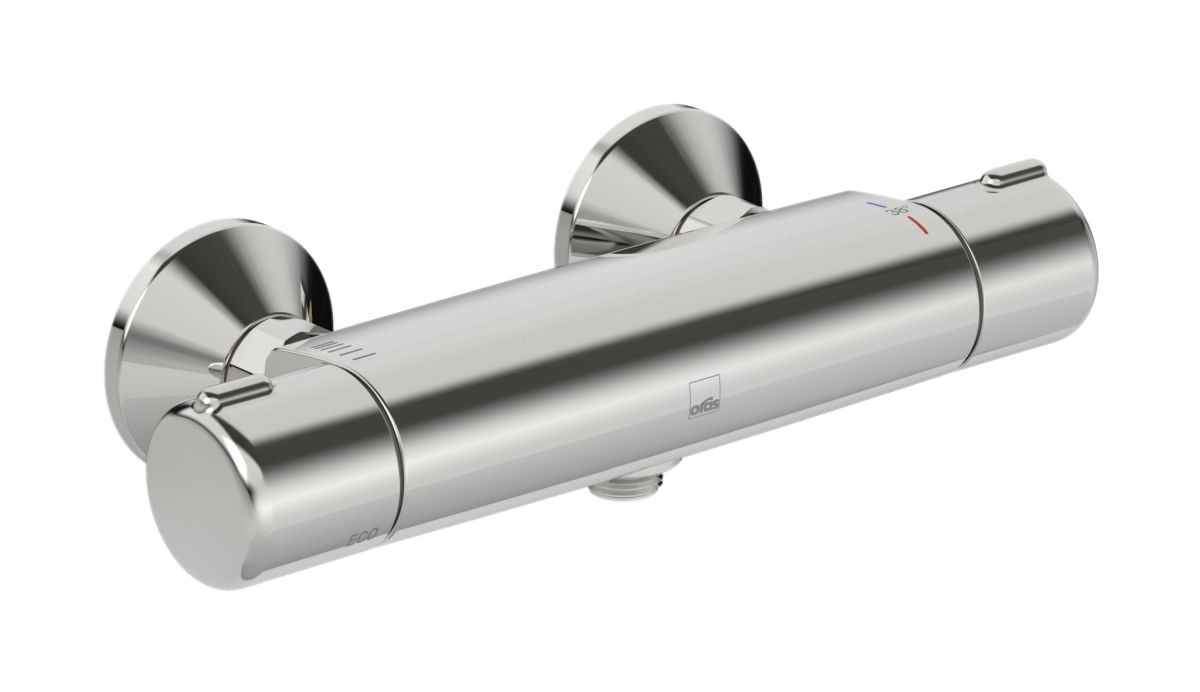 Oras Nova grifo para ducha a pared con termostato cromo 7460X