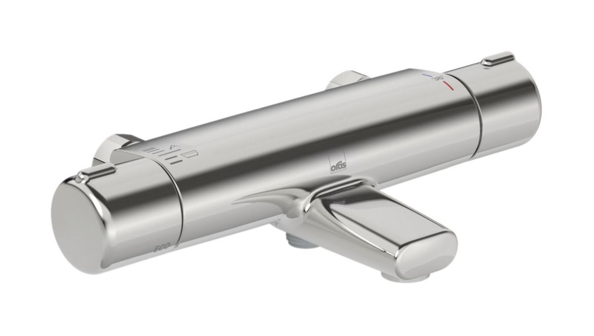 Oras Nova grifo de bañera y ducha a pared con termostato cromo 7462