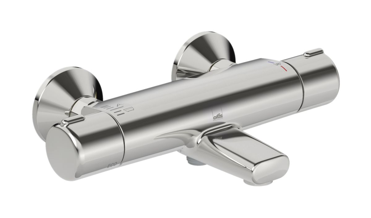 Oras Nova grifo de bañera y ducha a pared con termostato cromo 7462U