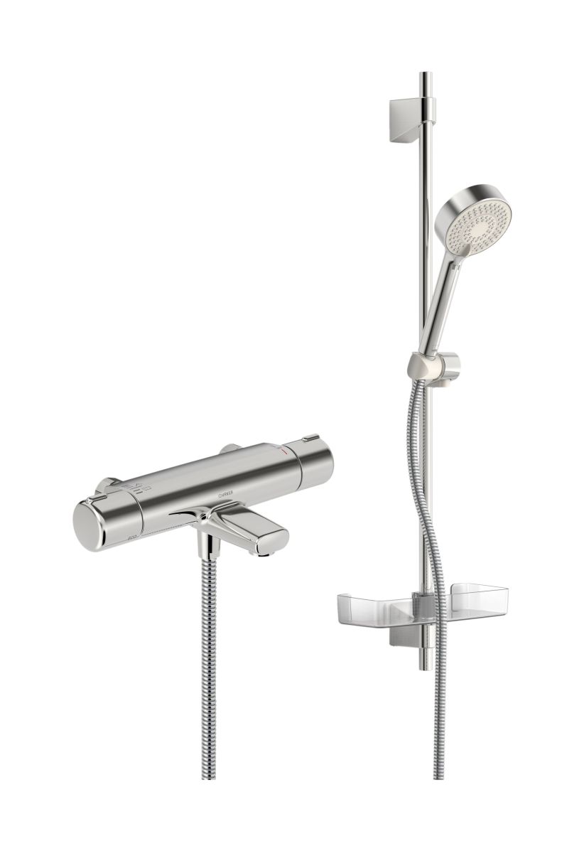 Oras Nova conjunto bañera/ducha a pared con termostato cromo 7453