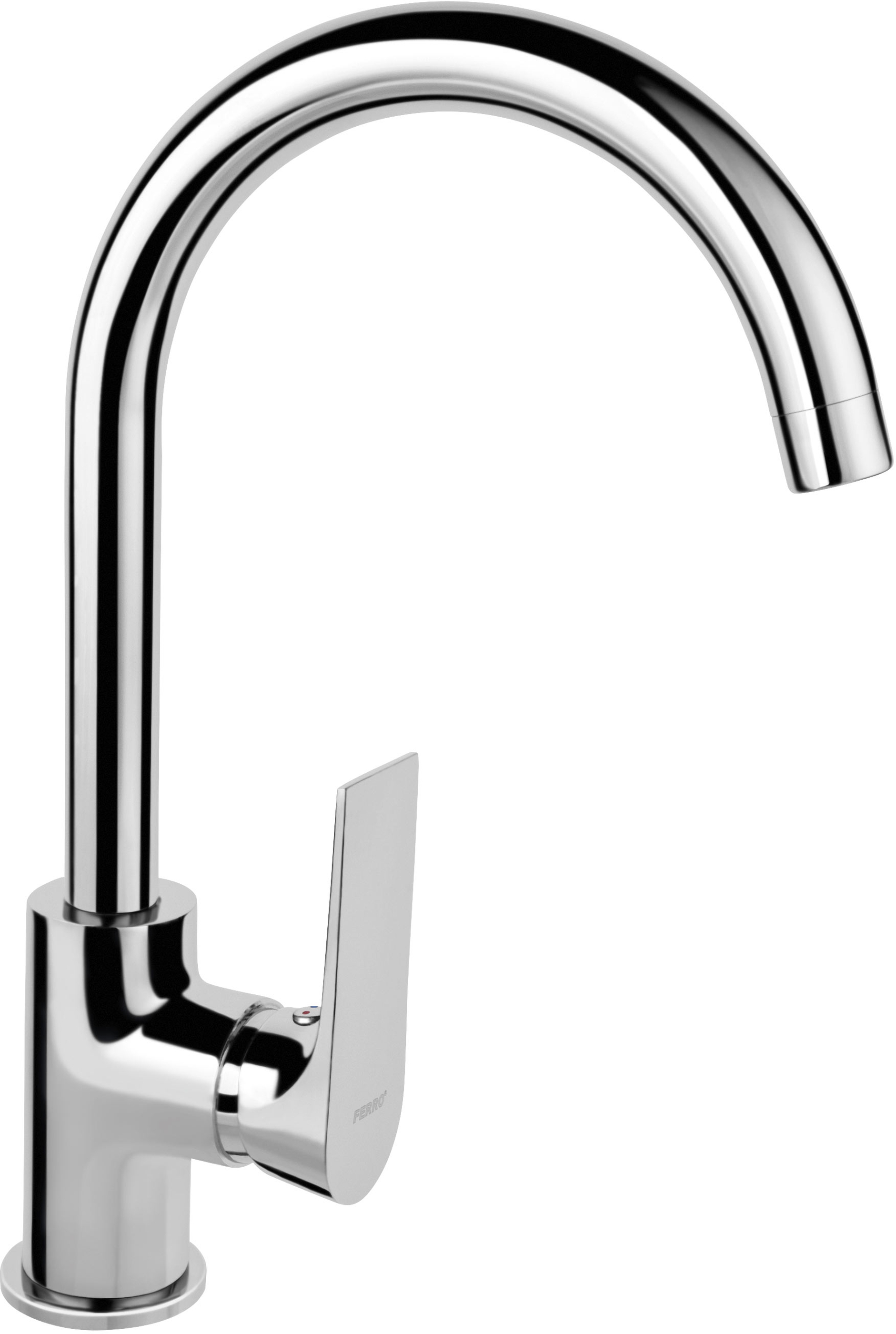 Ferro Algeo Square grifo de cocina de pie cromo BAQ4