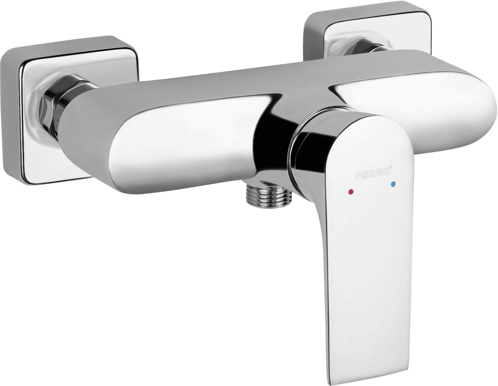 Ferro Algeo Square grifo para ducha a pared cromo BAQ7