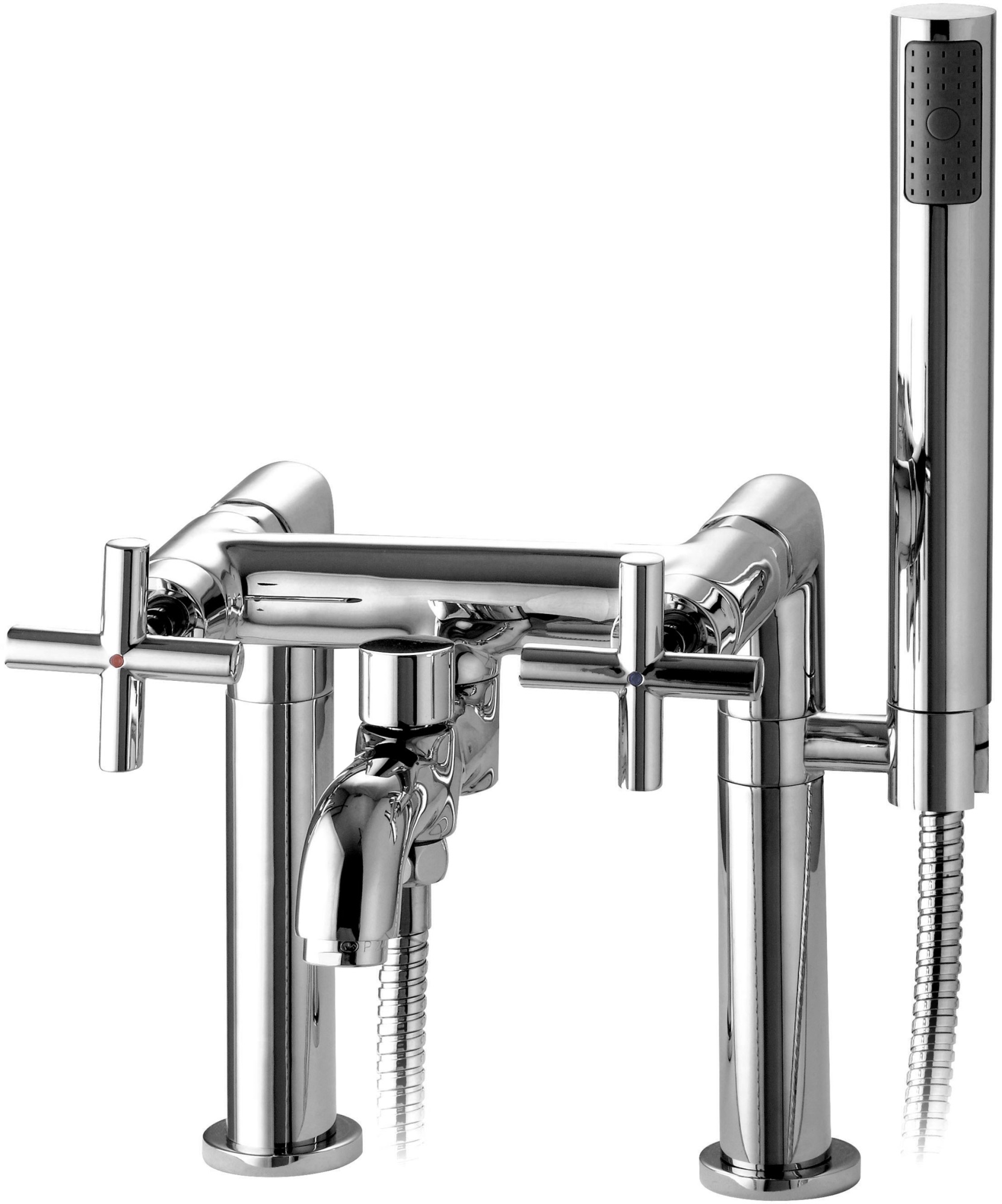 Omnires Modern grifo de bañera y ducha en bañera cromo C304-HCR