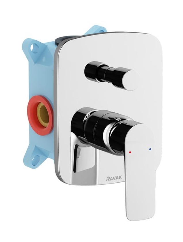 Ravak Classic grifo de bañera y ducha empotrado cromo X070088