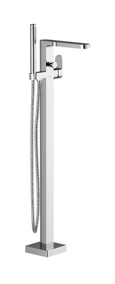 Ravak Chrome grifo de bañera y ducha en suelo cromo X070101