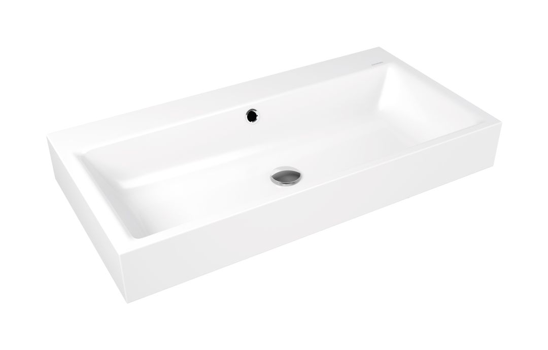 Kaldewei Puro lavabo 90x46 cm rectangular clásico blanco 901506013001