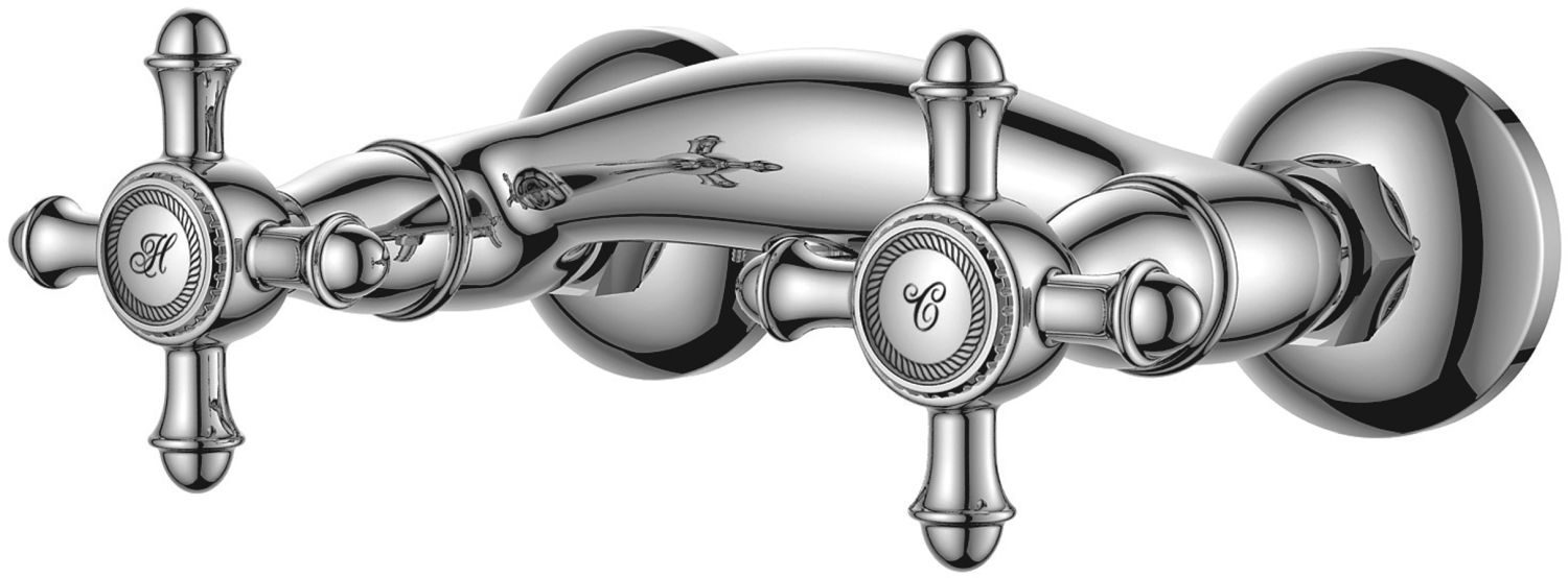 Omnires Retro grifo para ducha a pared cromo RE7240CR