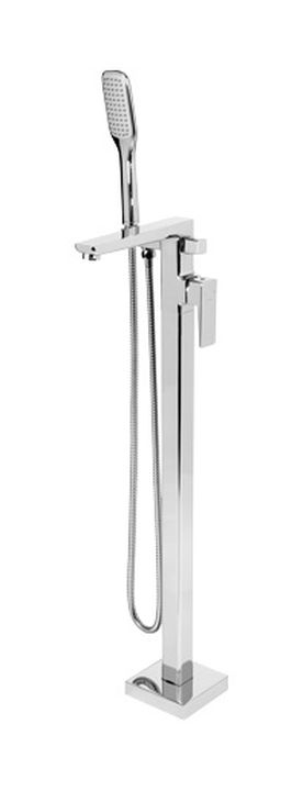 Omnires Parma grifo de bañera y ducha en suelo cromo PM7433CR