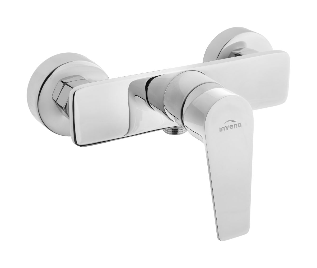 Invena Dokos grifo para ducha a pared cromo BN-19-001