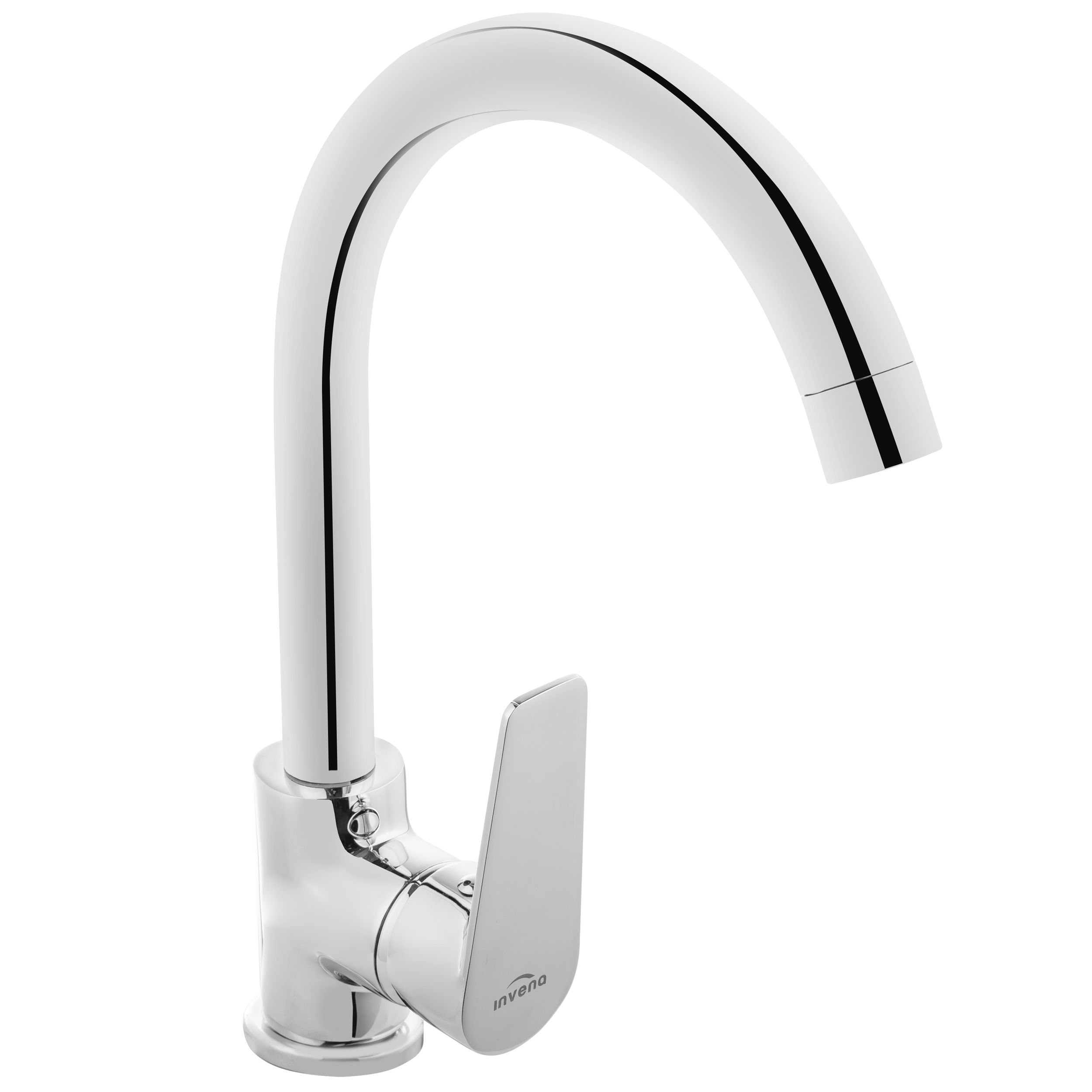 Invena Dokos grifo de cocina de pie cromo BZ-19-001